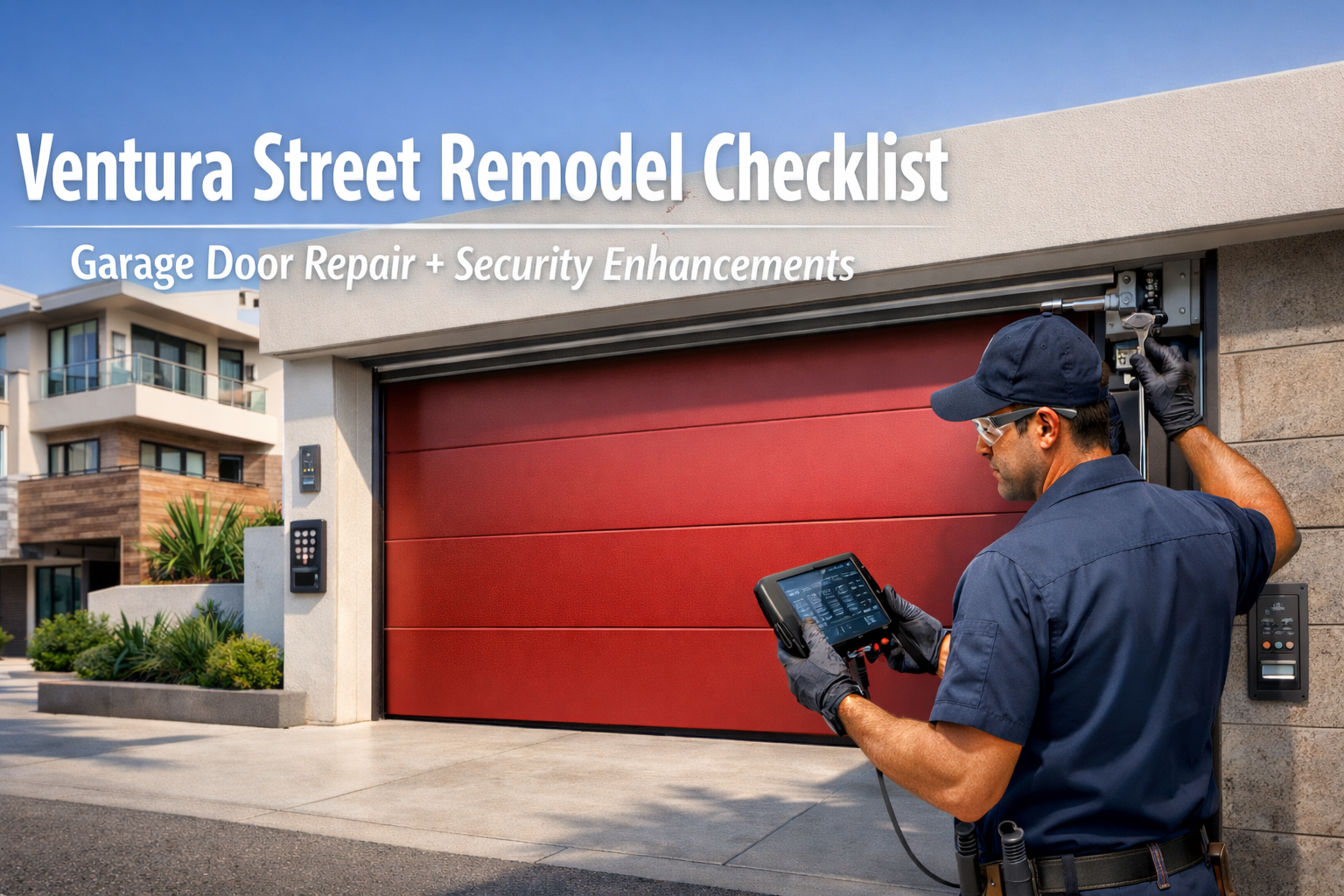 Ventura Street Remodel Checklist: Garage Door Repair and Security Enhancement